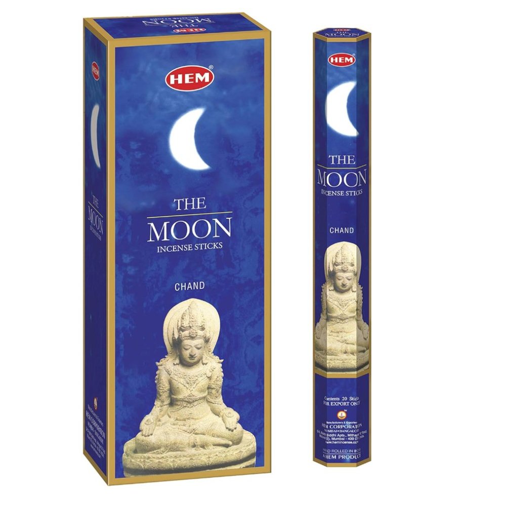 Hem Moon Incense and Frankincense Resin bundle smoke energy clearing NWT